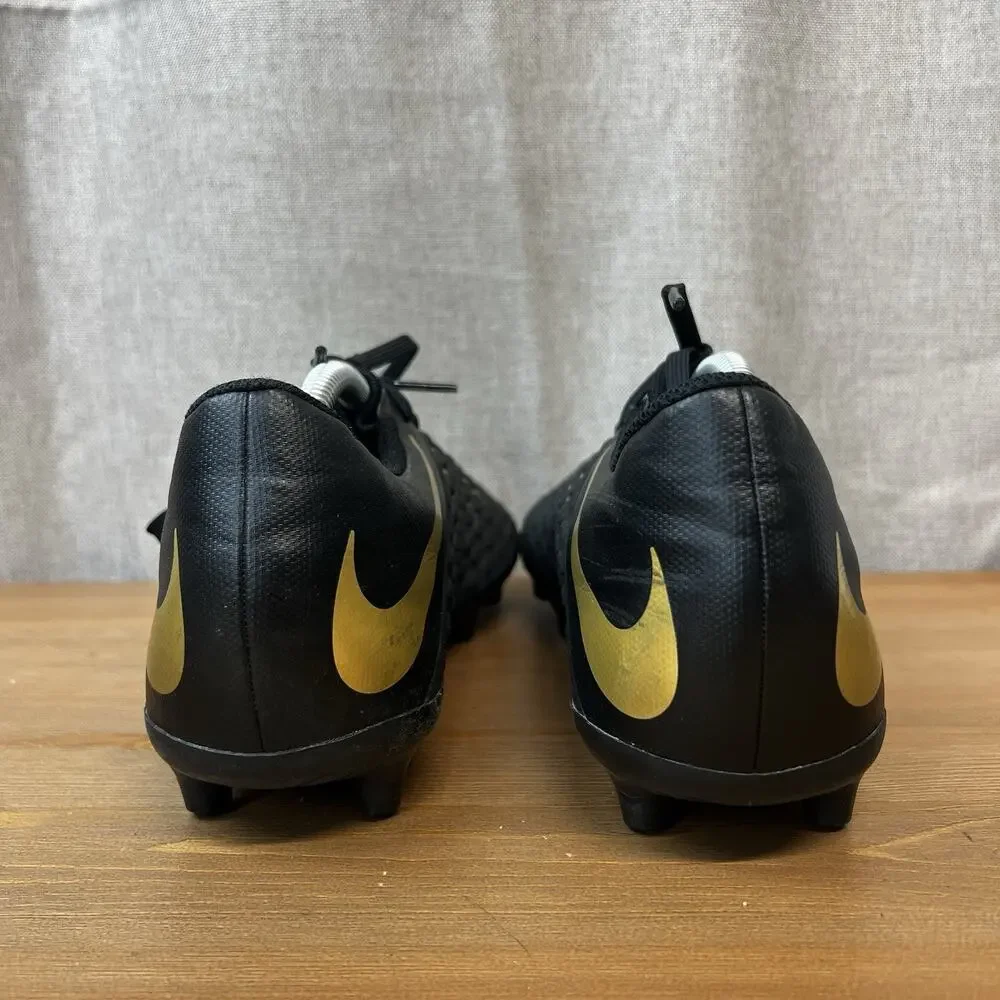Nike Hypervenom Phantom 3 AJ4145-Size 7 Black Gold Good Condition